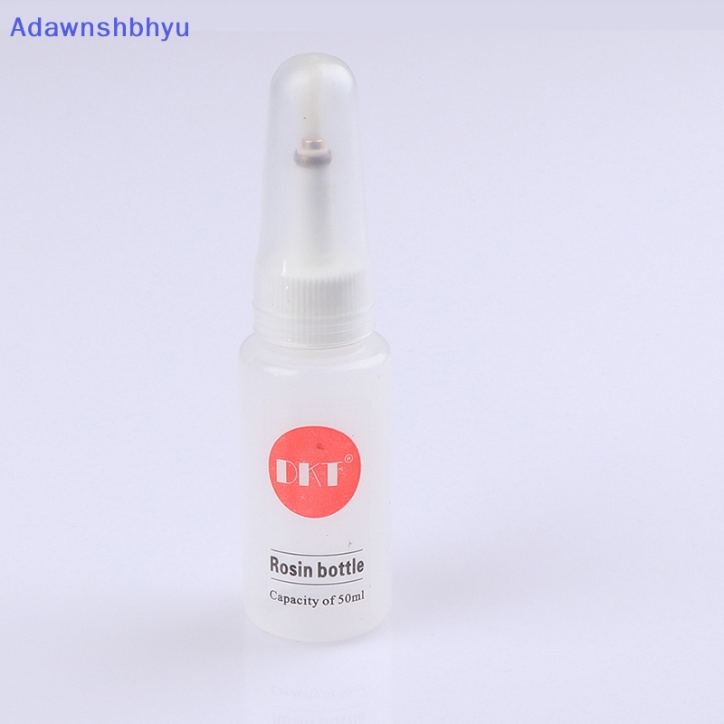 Adhyu Pipet Botol Pasta Flux Solder Rosin Bening Plastik 50ml Dengan Brush ID