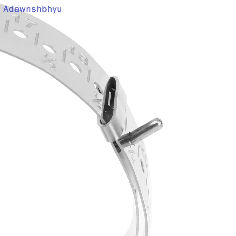 Adhyu Stainless Steel Bangle Sizer Gauge Adjustable Wrist Bracelet Alat Ukur ID