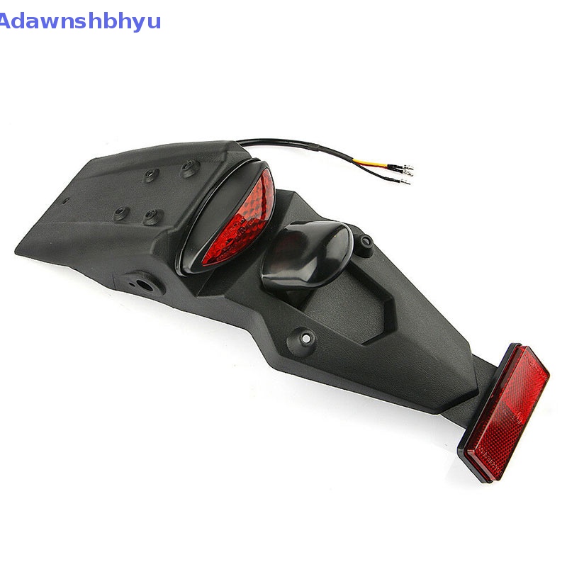 Mudguard Spakbor Belakang Motor Adhyu Universal LED Lampu Ekor Rem ID