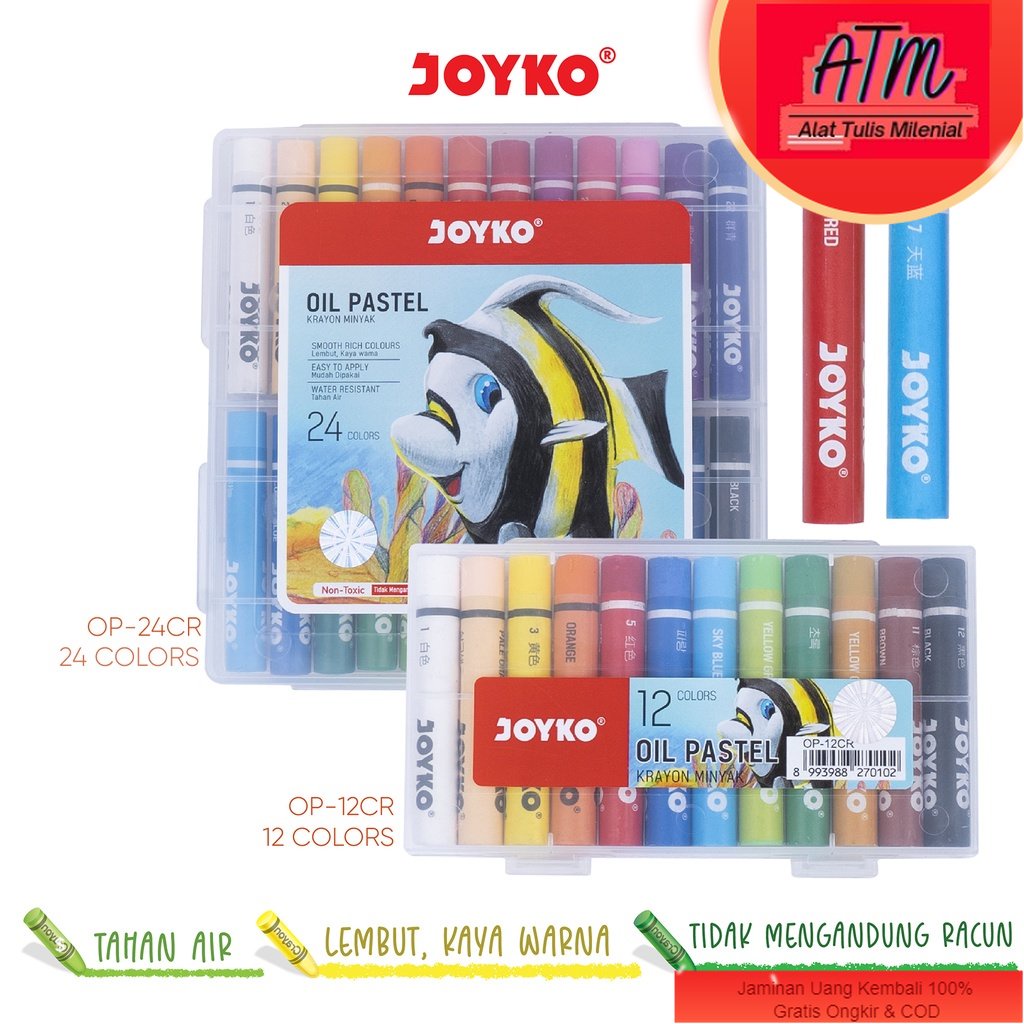 

Krayon Minyak Oil Pastel Joyko OP-CR