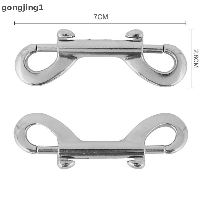 Ggg Double Ended Bolt Snap Hooks Heavy Duty Trigger Chain Klip Logam Kelas Laut Untuk Digunakan Pertanian Ember Air Dog Leash Horse Tack ID