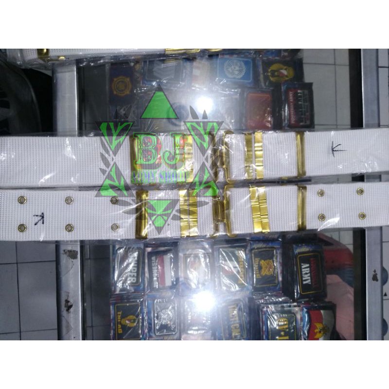 kopel rim putih pdlo pdl pdh/kopel provos/kopel kuningan/kopel polisi militer pm