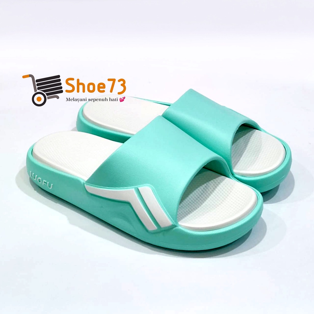 Sandal wanita slipper/slide/selop | LUOFU E 6213 - E15CW