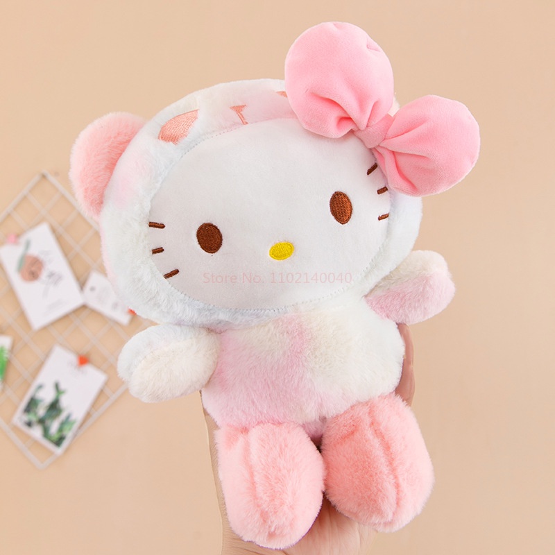 Kuromi Plush Toy Melody Cinnamoroll Boneka Warna-Warni Baru Sebagai Hadiah Ulang Tahun Untuk Anak Perempuan