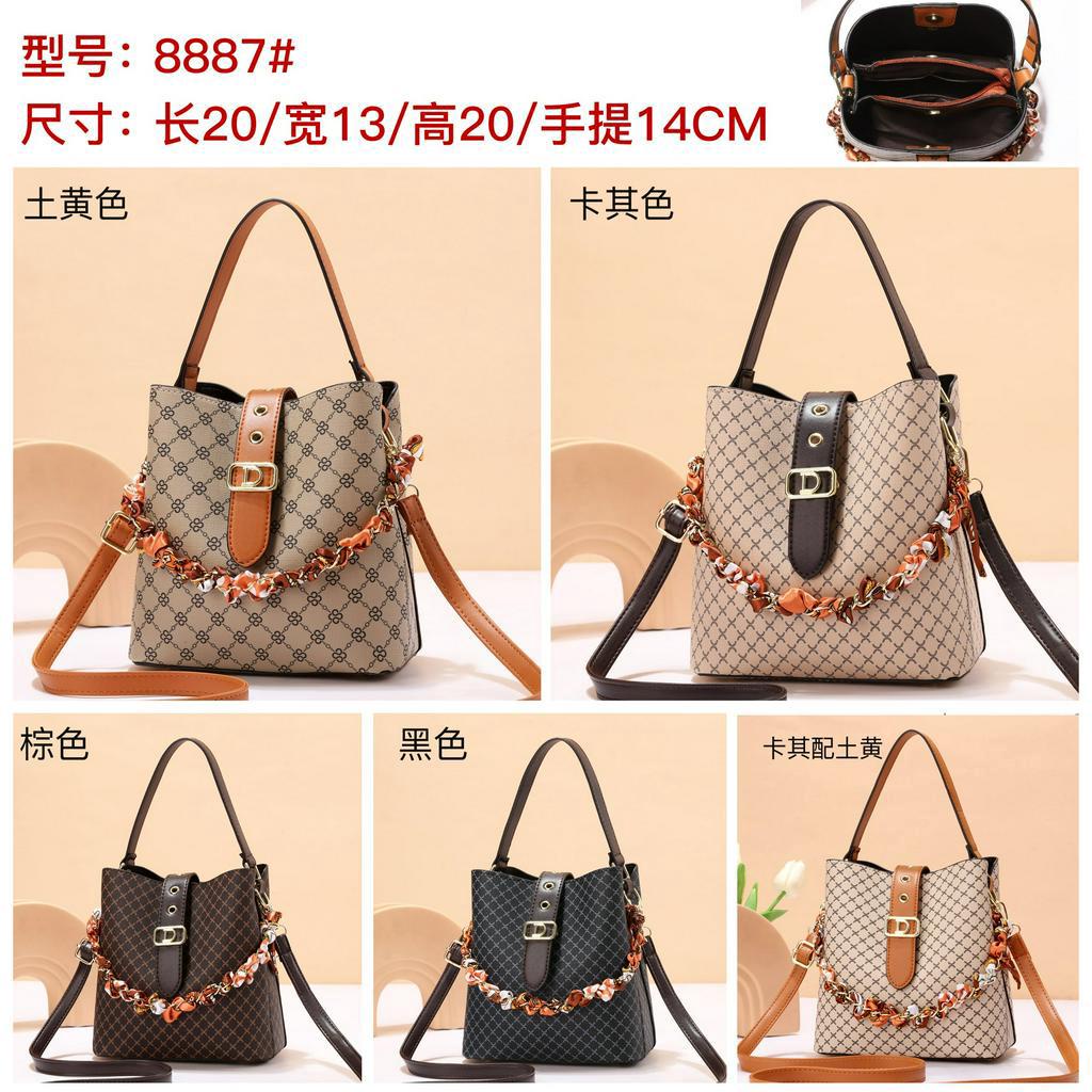 2412 tas selempang wanita import fashion tas hand bag wanita tas bahu wanita terkiniian cantik best seller