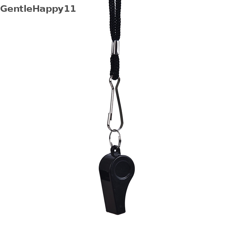 Gentlehappy Football Sepak Bola Olahraga Wasit Plastik Peluit Lanyard Darurat Suara Nyaring id