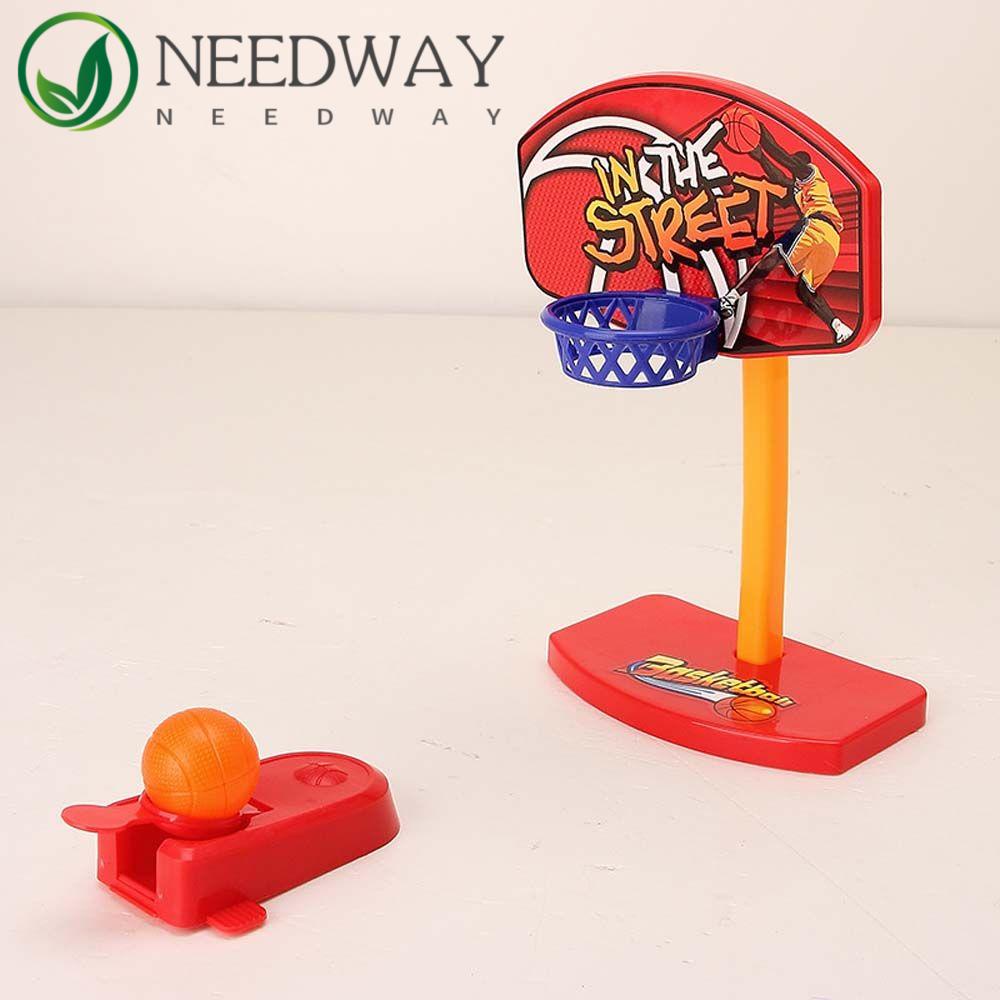 Needway   Desktop Basket Mini Kreatif Tembak Basket Mainan Edukasi Jari Basket Shooting Jari Jari Basket