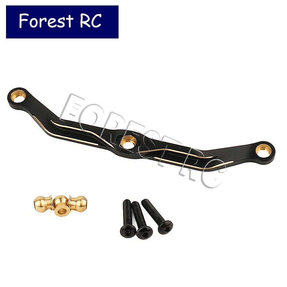 12.8g Black Coating Brass Steering Link for 1/18 RC Crawler TRX4M TRX4-m Upgrade Parts