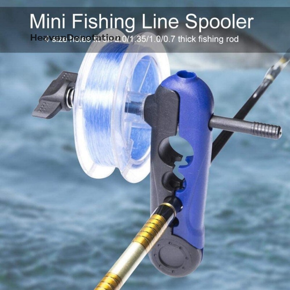 [HeavenDenotation] Alat Pancing Portable Fishing Line Winder Reel Garis Spooler Mesin Berputar HDV