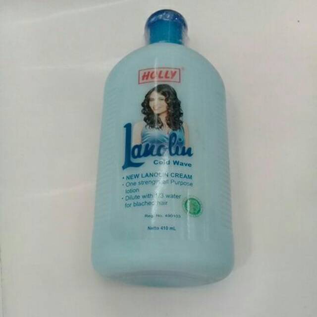Holly Lanolin Cold Wave 410ml  Obat Keriting Rambut