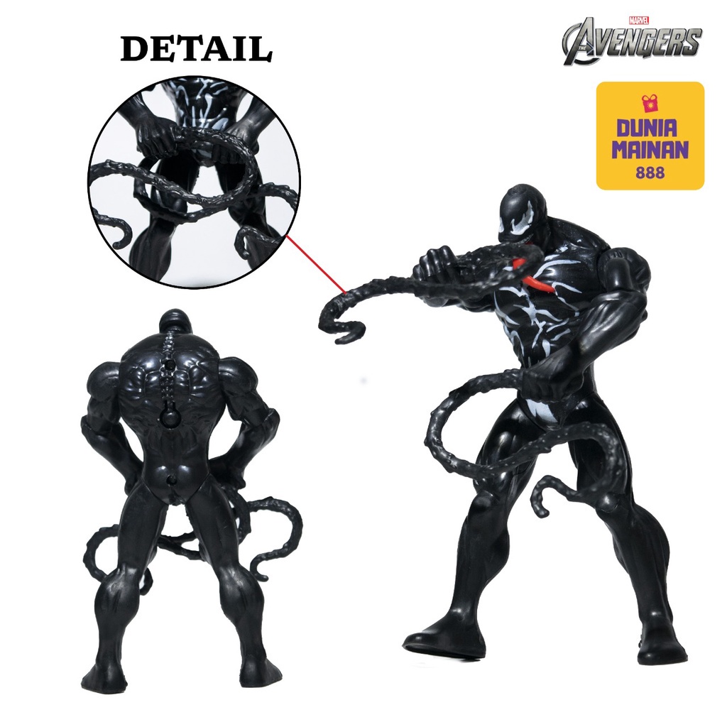 ACTION FIGURE VENOM THE VENOM NO WAY HOUSE BLACK