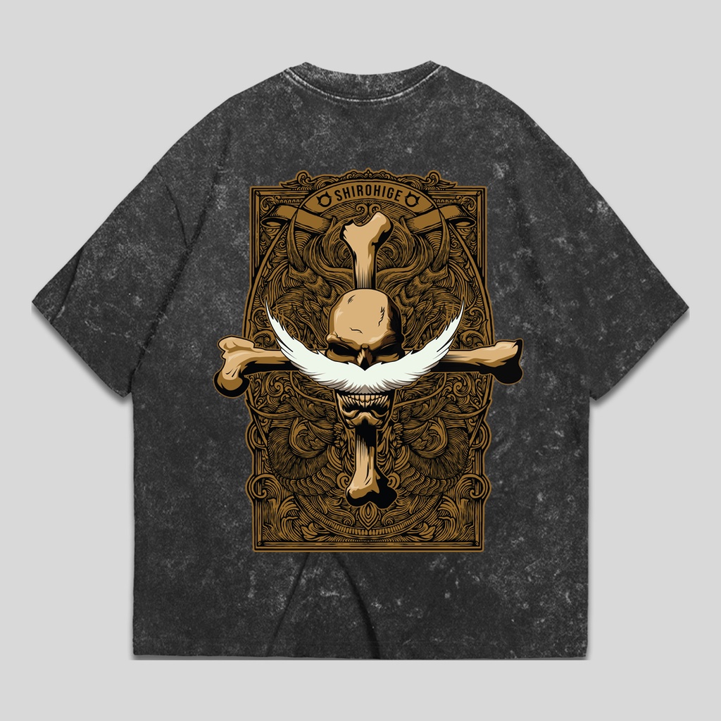 Horizen T-shirt One Piece Red Shirohige White Beard Pirate