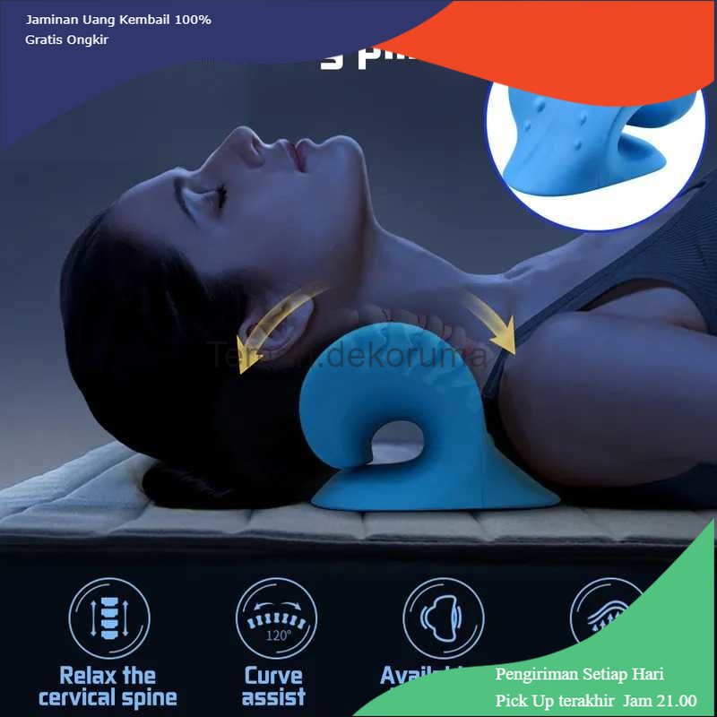 TD - DPR lpcbec Alat Relaksasi Leher Tulang Belakang Neck Pillow Relieve Pain - IPC22