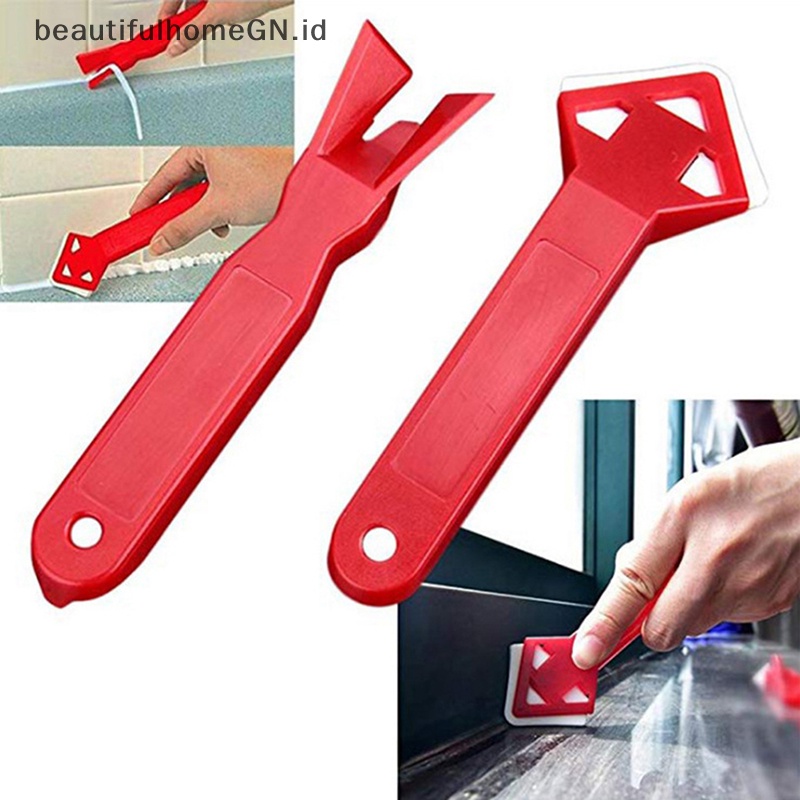 {Cantik} 2pcs Alat Scraper Kaca Pintu Jendela Caulking Sealant Nat Spatula Tool~