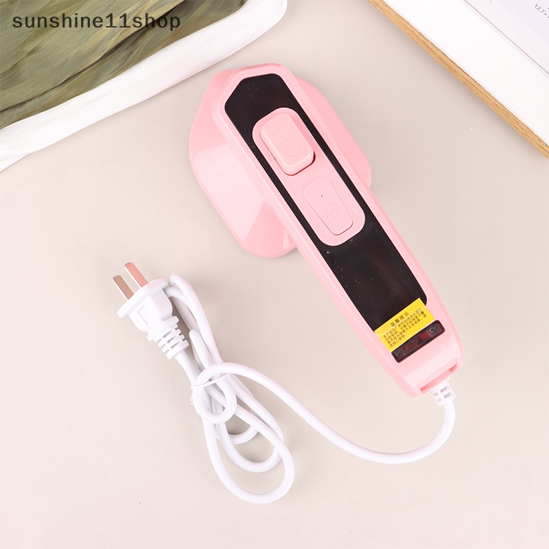 Sho Setrika Uap Portable Mini Basah Kering Mesin Setrika Heat Press Machine Handheld Rumah Kamar Tidur Travel N