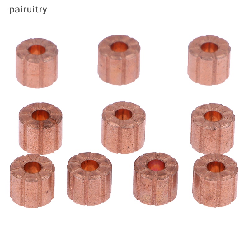 Prt 10pcs Bagian Metalurgi Dasar Tembaga Metalurgi oil bushing Berpori bearing PRT