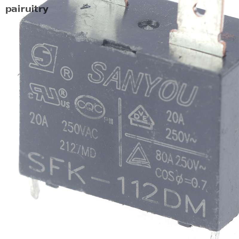 Prt 12VDC 20A 250VAC 4pin Untuk Ac Inovatif Dan Tergantikan 2/5/10PCS Relay Daya 12V SFK-112DM PRT