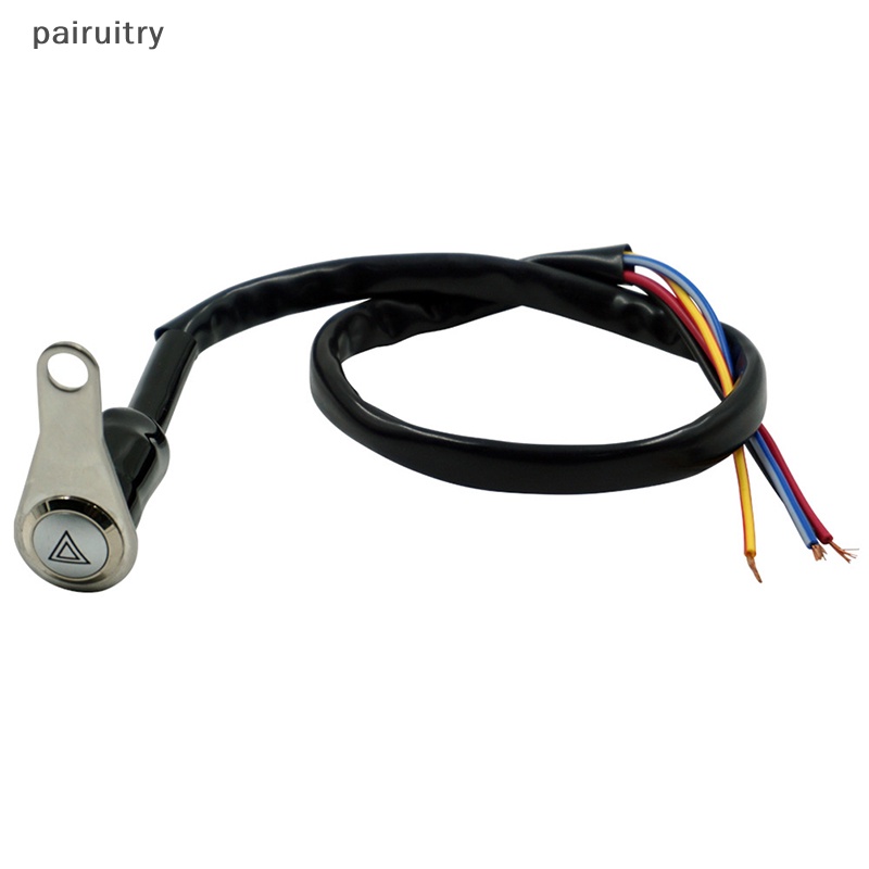 Prt For Warning Light Control Manual-Saklar Stang Motor Bolak Balik Dengan Lampu Merah LED Momentry Buttton PRT