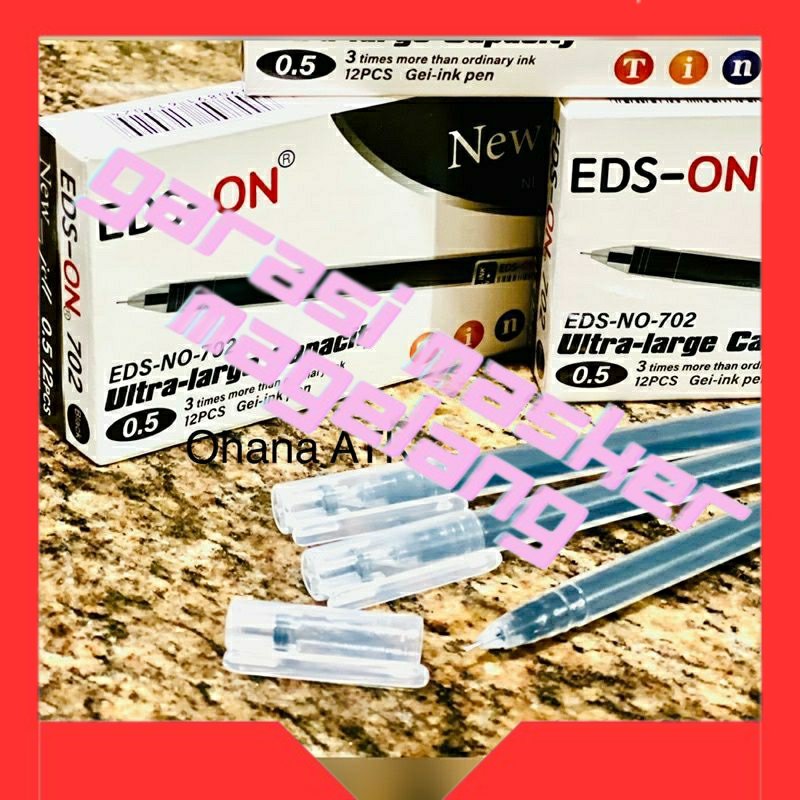 

GEL PEN NEW JELL EDSON 1lusin Berkualitas,Termurah...