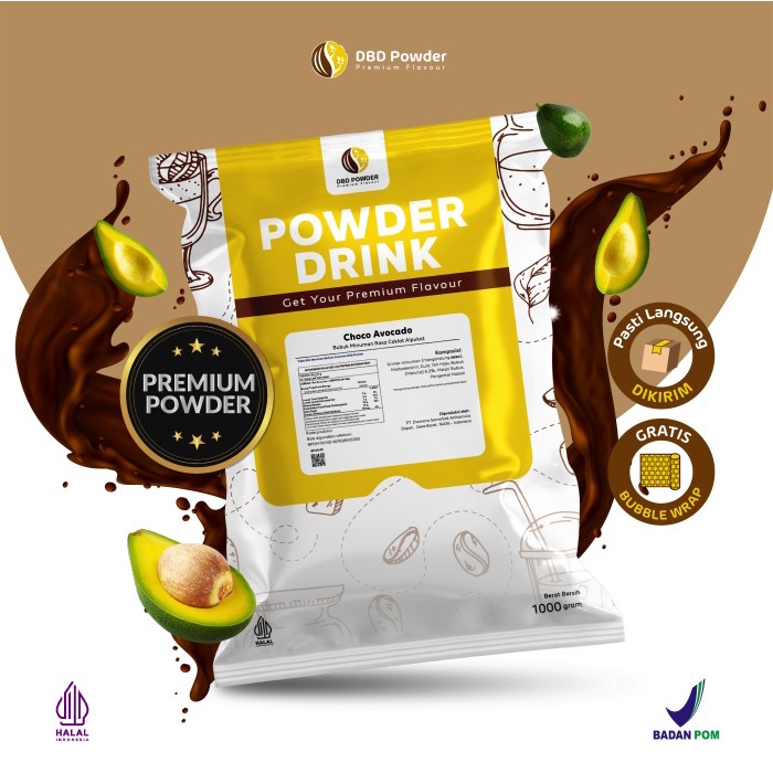 

Terjangkau~Bongkar Gudang Bubuk Minuman Cokelat Alpukat - Powder Choco Avocado | DBD Powder