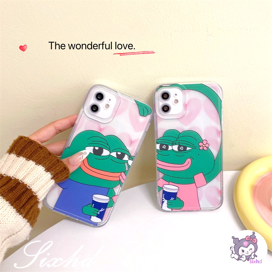 Redmi 12C 10C 10A 10 Note 12 11 11s 10 9 8 7Pro 9T 9C 9A 9 A1 Xiaomi 12 11 Lite 11T 10T Poco F3 M3 M4 F3 X3 X4Pro Lovers Funny Cute Little Frogs Silicon Phone Case Lembut TPU Shockproof Cover