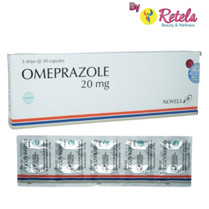 Omeprazole 20Mg Strip 10 Kapsul