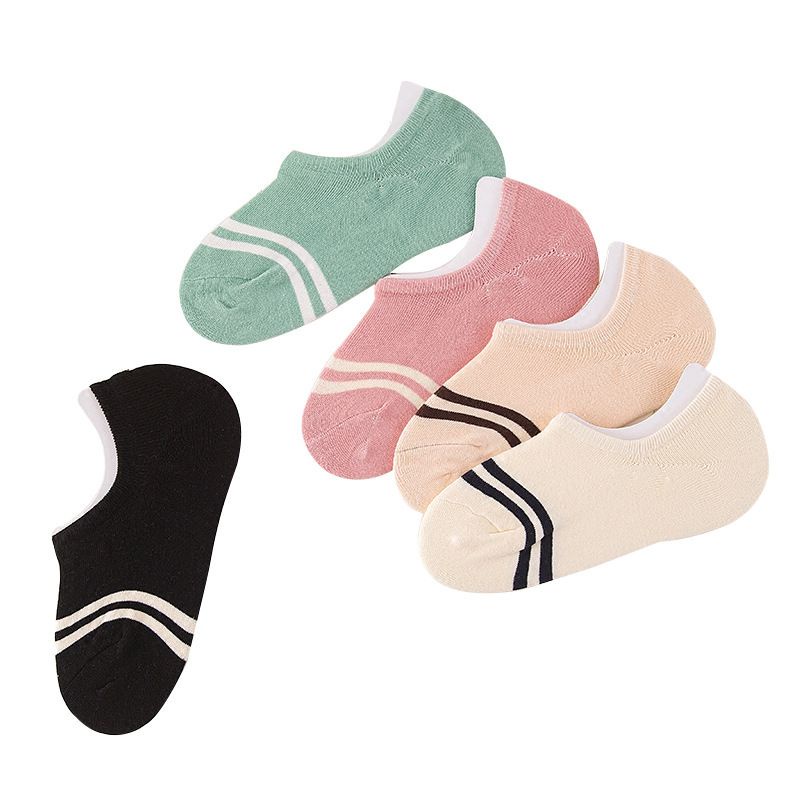 PA KAOS KAKI Angkle Semata Kaki Motif Garis Dua Kaos Kaki Cute Kaos Kaki Fashion Korea SS244