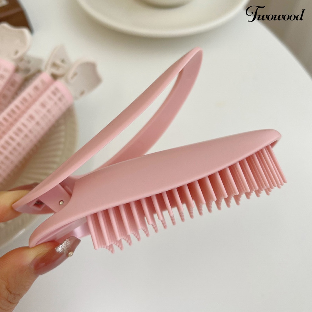 Twowood Wanita Jepit Rambut Ada Panas Dicat Anti Jatuh Efisiensi Tinggi Dress Up Plastik DIY Hair Curler Tool Hairpin Hair Styling Tool