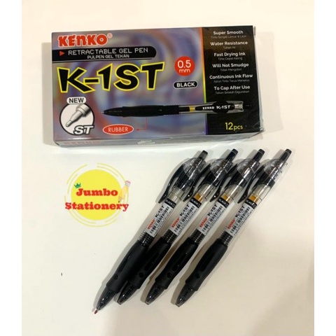 KENKO K1 ST Pulpen Gel Pen Retractable