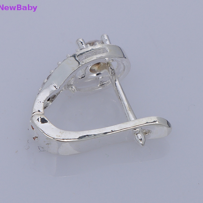 Newbaby Anting Penurun Berat Badan Cubic Zirconia Earrings Stimulasi Titik Akupuntur Pembakar Lemak ID