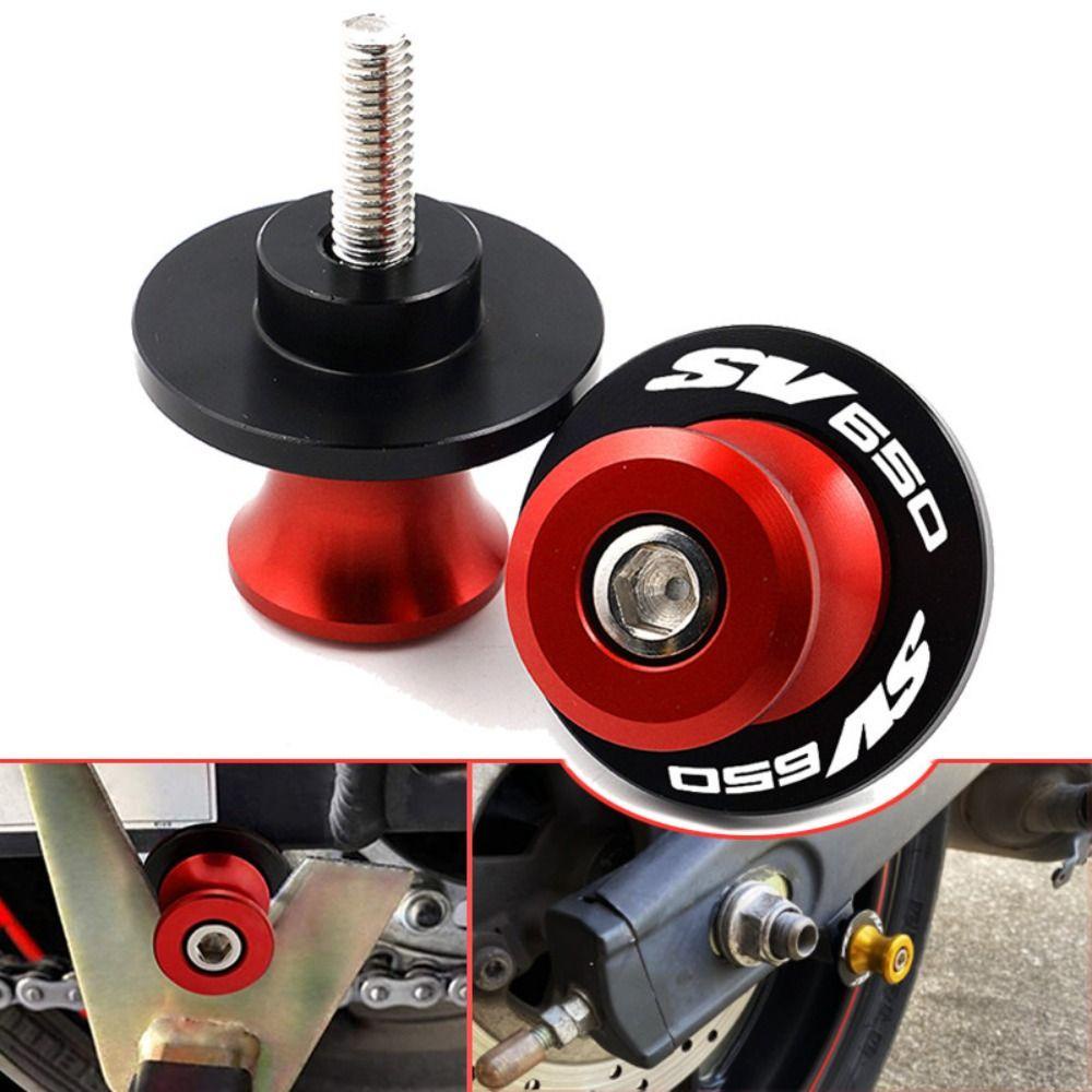 Lanfy Motor Swingarm Spools Slider Dimodifikasi Untuk Suzuki Aksesori Motor Paduan Aluminium Sekrup Swing Arm Protector Motor Sliders Screw