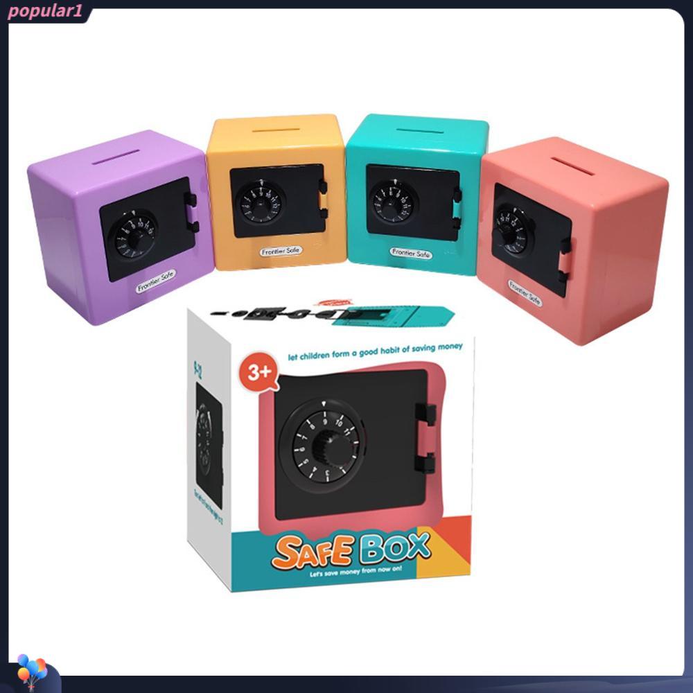 Populer Celengan Anak Hadiah Uang Kertas Cash Safe Box Putar Kunci Kombinasi Password