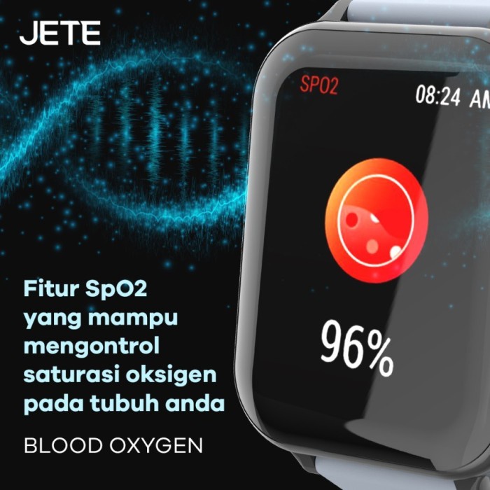 Smartwatch JETE FR12 100 Sport Mode + IPX8 - Garansi 2 Tahun