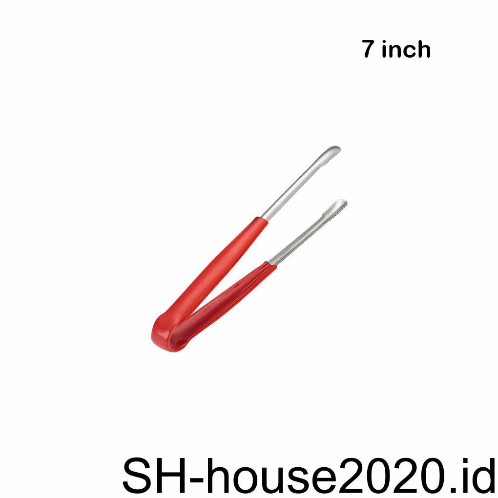 7/9 /12 /14 Inch Penjepit BBQ Panjang Stainless Steel Goreng Barbekyu Penjepit Salad Picking Alat Klip Makanan Untuk Rumah Hotel Piknik Camping