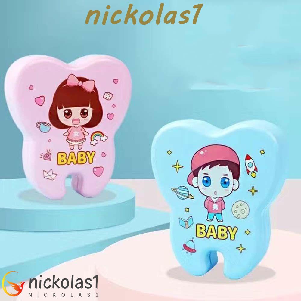 Nickolas1 Kotak Gigi Bayi Hadiah Koleksi Kreatif Box Souvenir Box Gigi Bayi Save Tooth Fairy Box