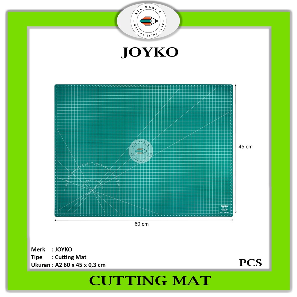 

JOYKO - Cutting Mat CM A2 - Alas Potong ukuran 60 x 45 x 0.3cm -Pcs