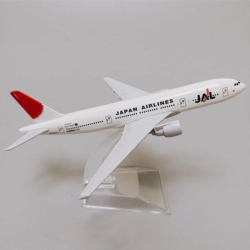 Pesawat Japan Airlines Boeing 777model JAL B777 Diecast Metal Pesawat Mainan