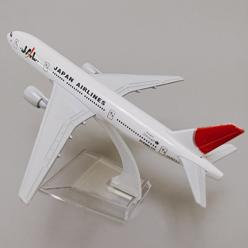 Pesawat Japan Airlines Boeing 777model JAL B777 Diecast Metal Pesawat Mainan