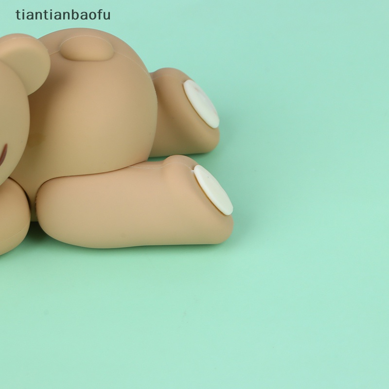 [tiantianbaofu] Boneka Beruang Topper Kue DIY Cowok Cewek Pesta Ulang Tahun Pertama Dekorasi Kue Insert Butik