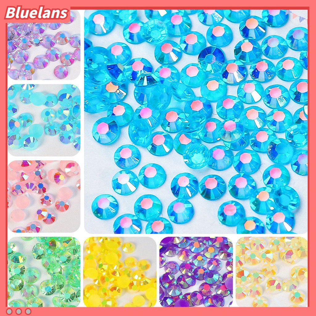 [BLM] 1kotak Hiasan Kuku Warna Cerah Bentuk Tidak Teratur Resin Warna-Warni Halus Bersinar DIY 3D Nail Art Dekorasi Perlengkapan Kecantikan