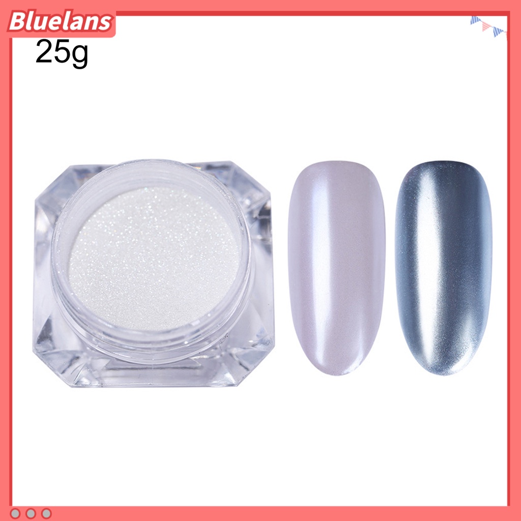 [BLM] 25g Bubuk Kuku Pigmen Halus Dekorasi Kuku Perlengkapan Nail Art Kuku Palsu Pink Neon Mirror Dipping Powder Untuk Salon Kuku