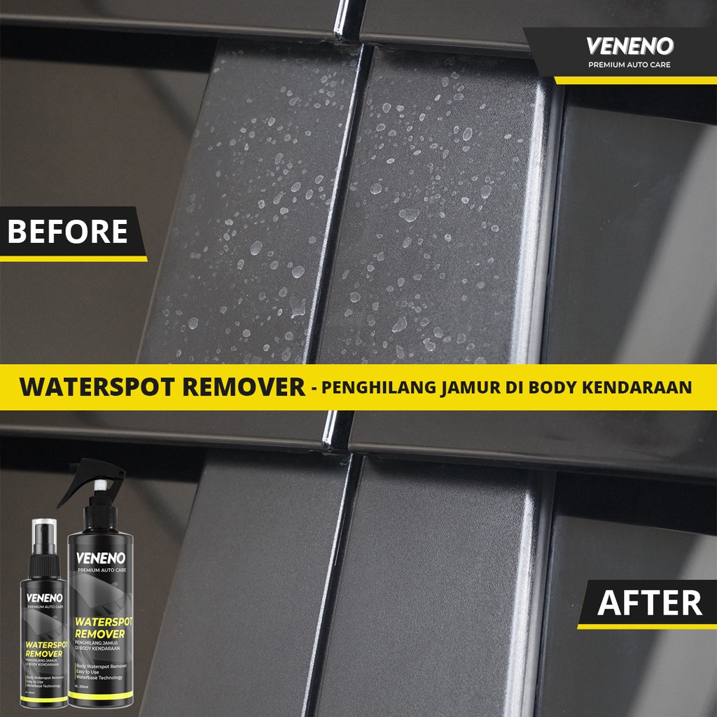 Veneno Water Spot Remover - Menghilangkan Jamur Di Body Kendaraan - by Veneno Indonesia