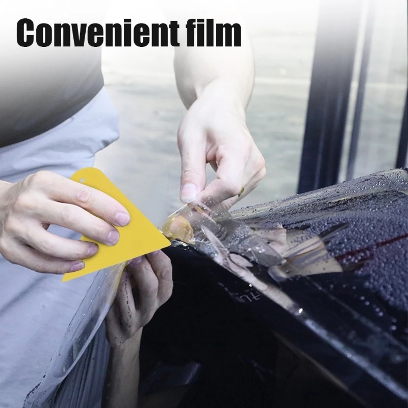 [Harga Grosir] Car Window Vinyl Film Wrapping Scraper Kuning Plastik Stiker Mobil Beauty Squeegee Auto Window Windshield Salju Air Alat Pembersih Otomotif Styling Aksesoris