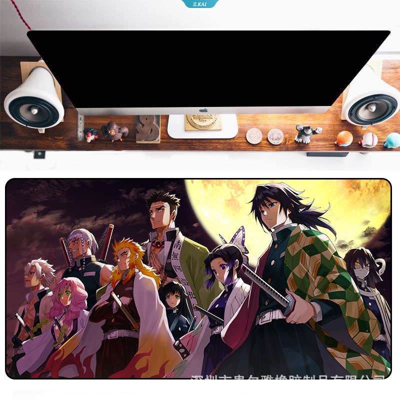 3d Mouse Pad Silikon Lembut Karakter Animasi Demon Slayer Agatsuma Zenitsu Mouse Pad Memory Foam Pelindung Pergelangan Tangan Mouse Pad Laptop Mouse Pad [ZK]