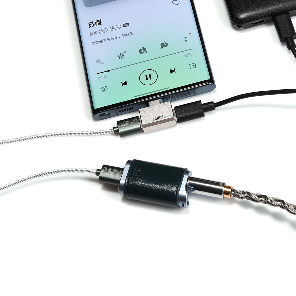 Dd ddHiFi TC28CPro USB-C Ke USB-C OTG Dan Power Adapter Untuk Ponsel Android iPad PC Memungkinkan Menikmati Musik Saat Charging