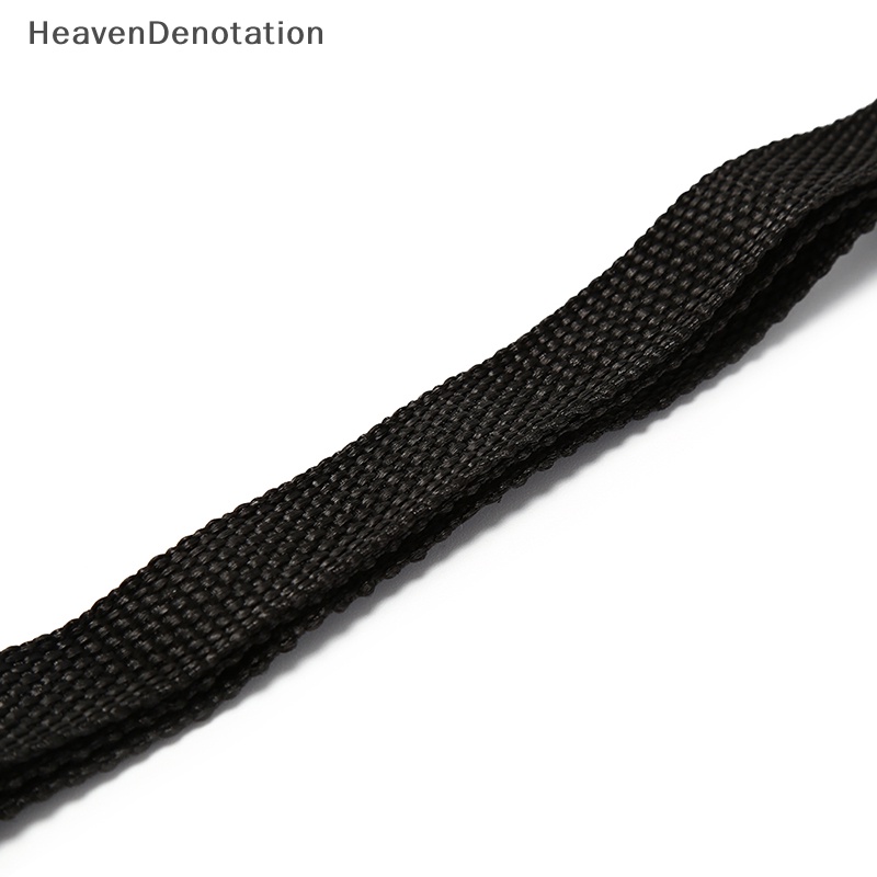 [HeavenDenotation] 1pcs Adjustable Ukulele Strap Gitar Instrumen Hook Hitam Aksesoris Gitar HDV