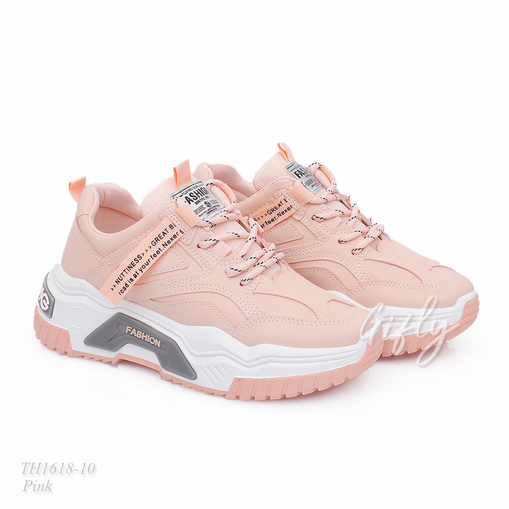 GIFLY Tryas Sepatu Import Sneakers Korea Wanita TH1618-10
