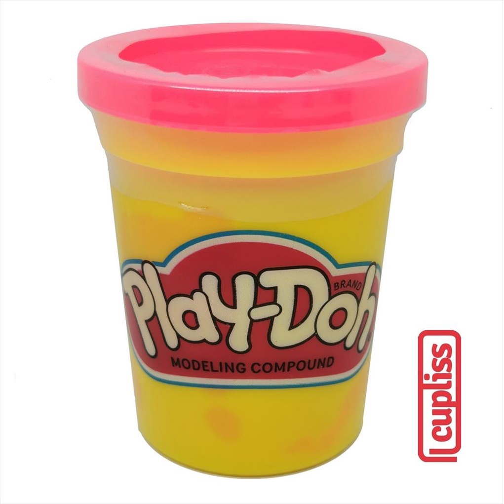 Play Doh Dough Can 4 OZ Light Red 112 Gr PlayDoh Single Tub Lilin Original Compound