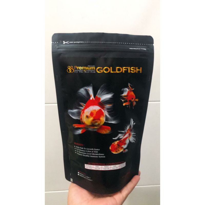 Pelet Ikan PREMIUM 88 GOLDFISH / KOKI (500GR) (TIPE MENGAPUNG / FLOATING)
