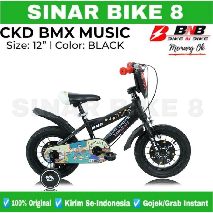Sepeda Anak Laki Ukuran 12 inch &amp; 16 Inch BMX BNB CKD MUSIC